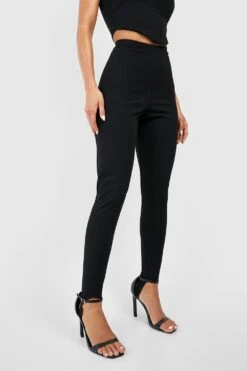 Steigbügel-Leggings Aus Crepestoff -Deutschland Mode Pfiff Verkaufs-Shop gzz53678 black xl 3