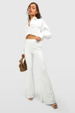 Lochmuster Schlaghose 6 Lochmuster Schlaghose -Deutschland Mode Pfiff Verkaufs-Shop gzz53725 ivory xl 2