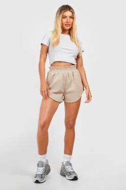 Paperbag Sweat-Shorts -Deutschland Mode Pfiff Verkaufs-Shop gzz53741 taupe xl 2