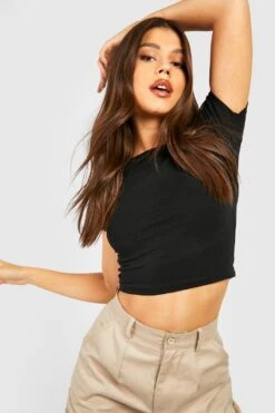 Baby T-Shirt Mit Rundem Rückenausschnitt -Deutschland Mode Pfiff Verkaufs-Shop gzz53748 black xl 2