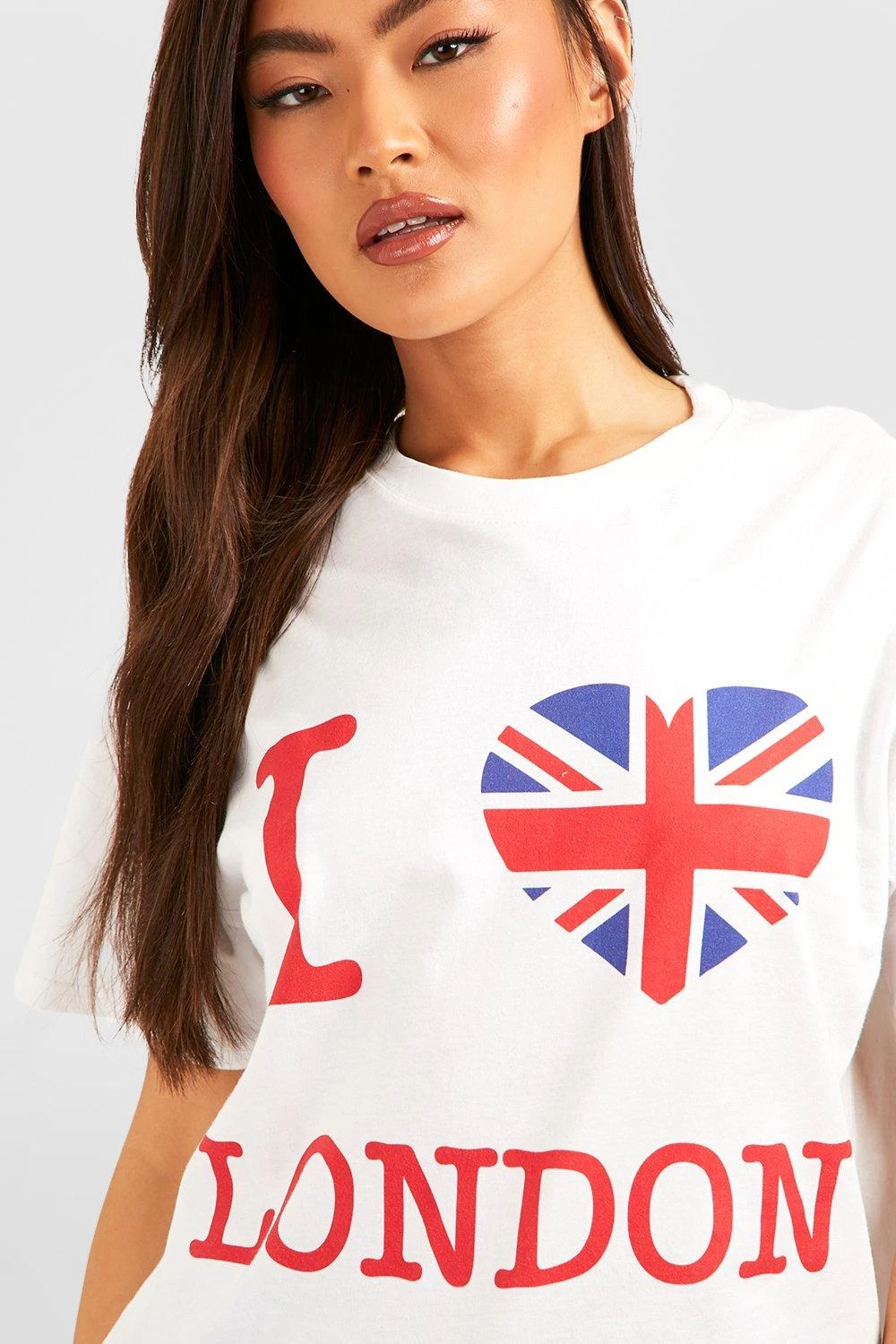 Oversize T-Shirt Mit I Heart London Print 4 Oversize T-Shirt Mit I Heart London Print – Bild 4