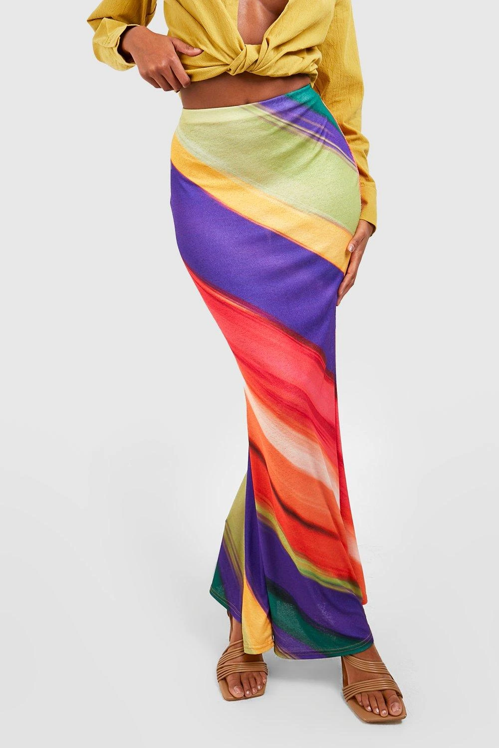 Batik Slip-Maxirock 4 Batik Slip-Maxirock – Bild 4