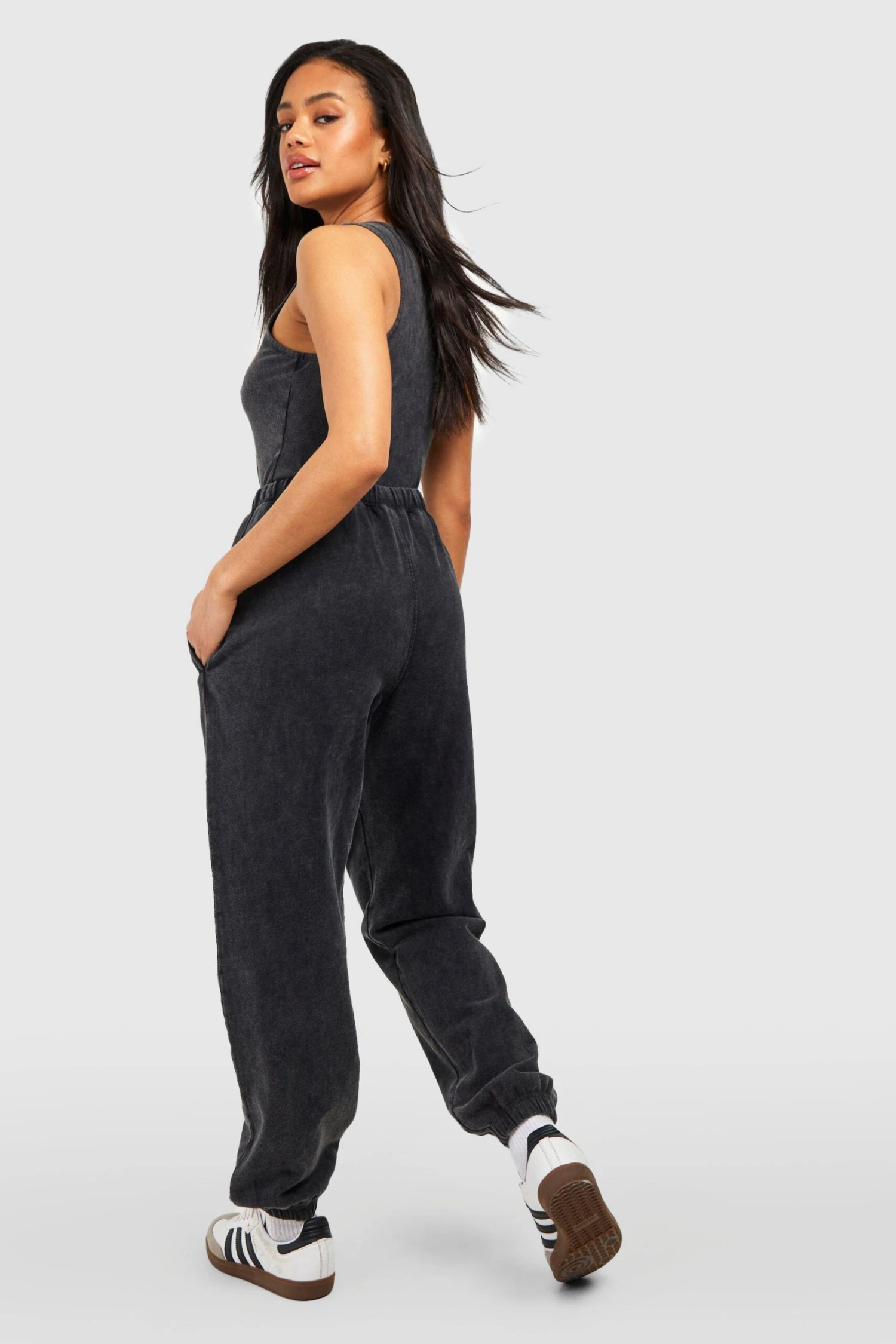 Jogginghose Mit Hohem Bund 2 Jogginghose Mit Hohem Bund – Bild 2