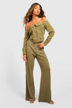 Schlaghose Mit Ausgefranstem Saum