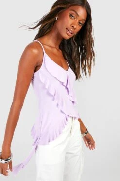 Trägertop Mit Rüschen-Detail