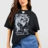 Oversize T-Shirt Mit Lizenziertem Blondie Band Print