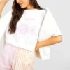 Oversize T-Shirt Mit Sonnen-Print