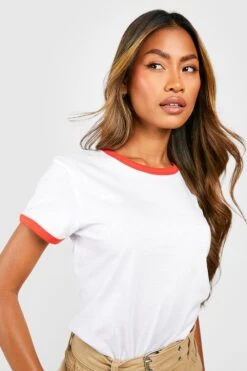 Ringer T-Shirt -Deutschland Mode Pfiff Verkaufs-Shop gzz57770 red xl 3