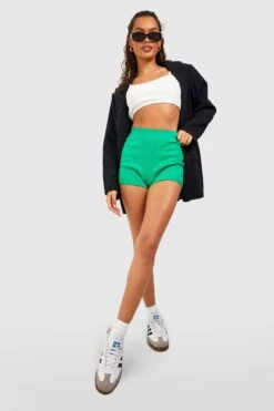 Gerippte Laufshorts 6 Gerippte Laufshorts -Deutschland Mode Pfiff Verkaufs-Shop gzz57847 emerald xl 2