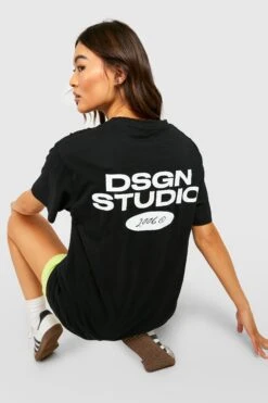Oversize T-Shirt Mit Dsgn Studio Sport Print