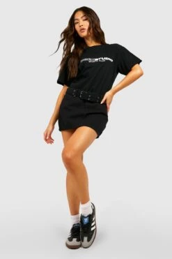 Oversize T-Shirt Mit Dsgn Studio Print -Deutschland Mode Pfiff Verkaufs-Shop gzz58320 black xl 2