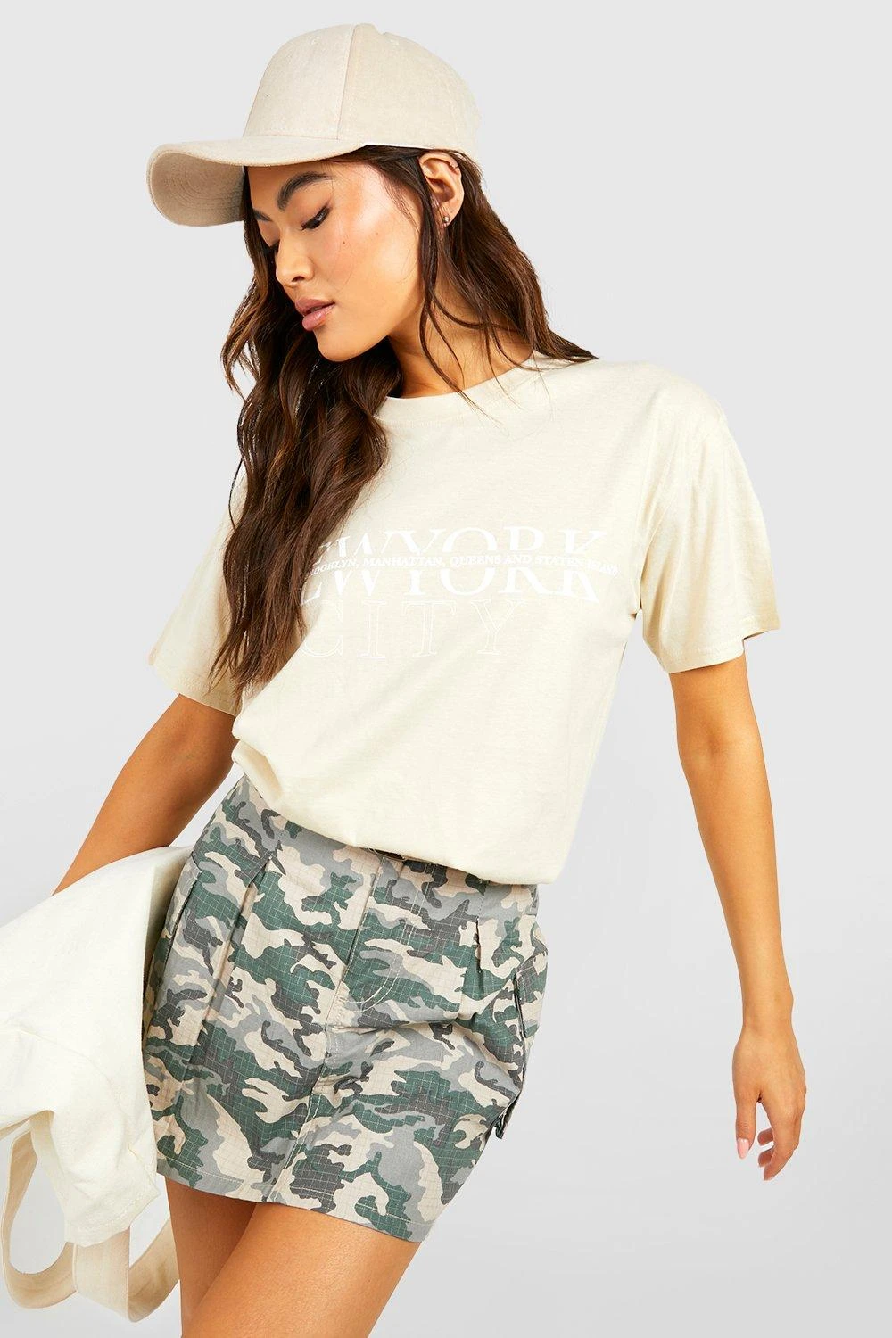Oversize T-Shirt Mit New York City Print 1 Oversize T-Shirt Mit New York City Print