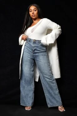 La'Tecia Plus Weite Jeans Mit Vintage-Waschung -Deutschland Mode Pfiff Verkaufs-Shop pzz60895 mid20blue xl 2