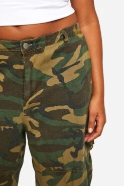 Plus Zerrissene Camouflage Cargo-Jeans Mit Taschen -Deutschland Mode Pfiff Verkaufs-Shop pzz78406 khaki xl 3